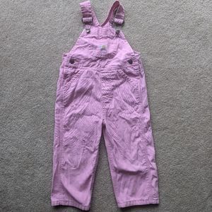 Pink Carhartt Overalls 2T
